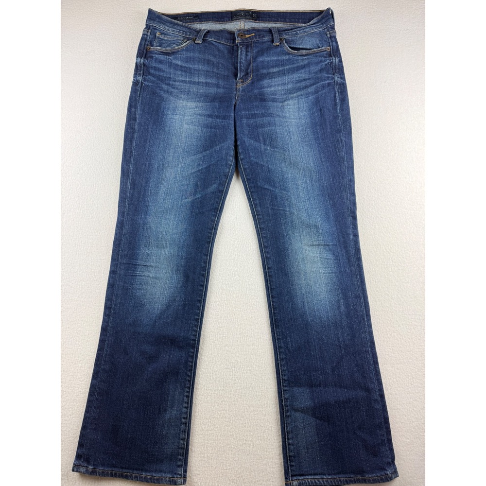 Lucky Brand Brooke Slim Boot Jeans Womens 14/32‎ Ankle Medium Wash Blue 7W12596